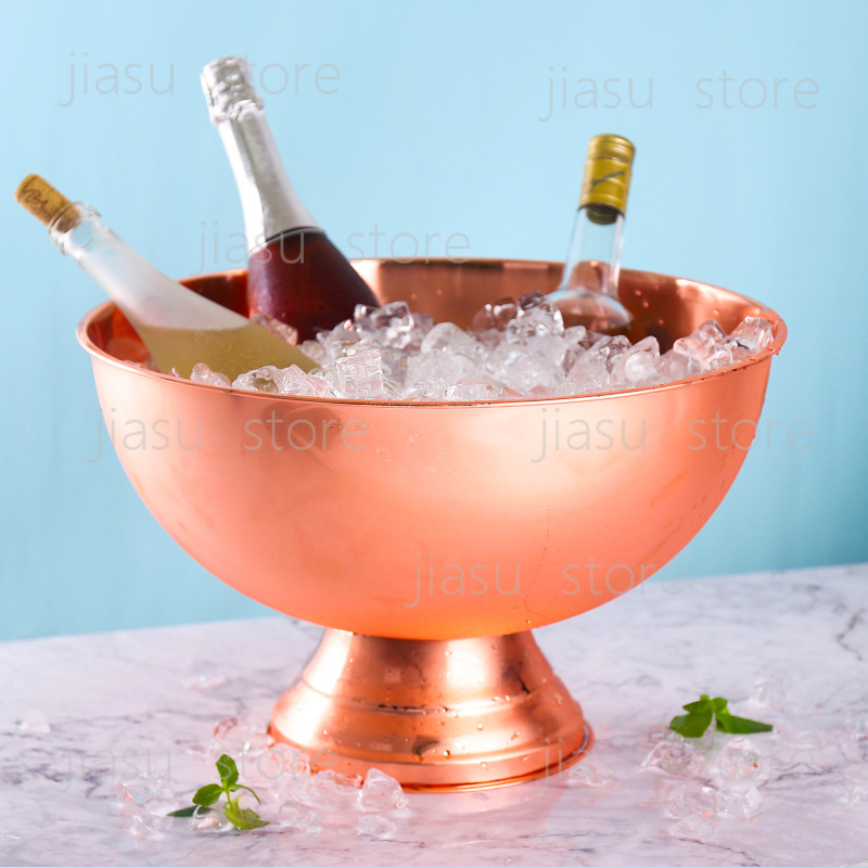 Wine Beer Champagne - Большая ваза-холодильник из нержавеющей стали для