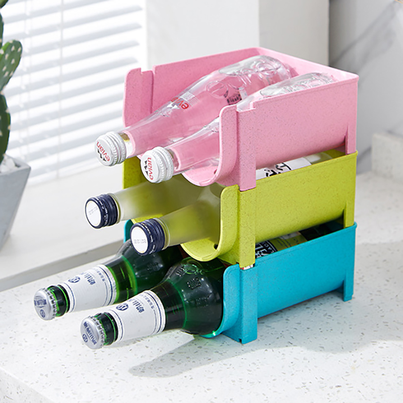 Wine Beer Fridge Cabinet - 1/3 шт.-кухонный органайзер, полка для холодильника,