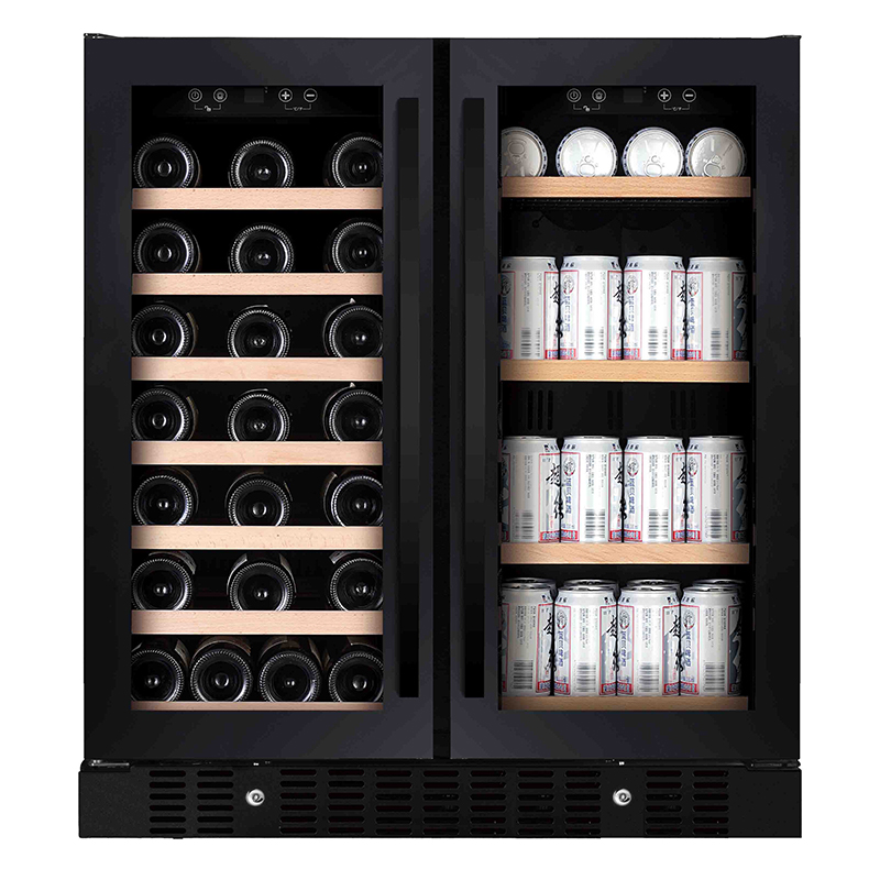 Wine Beer Fridge Under Counter - 176л стеклянный дверной холодильник для напитков