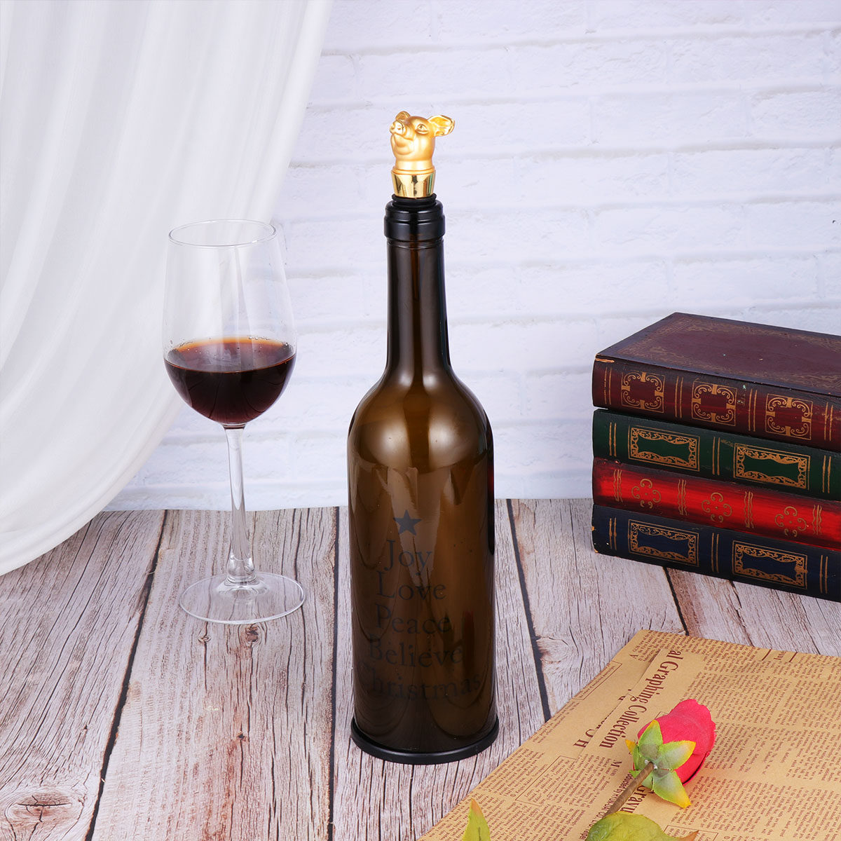 Wine In Beer Glass - 1 шт. креативная пробка для вина