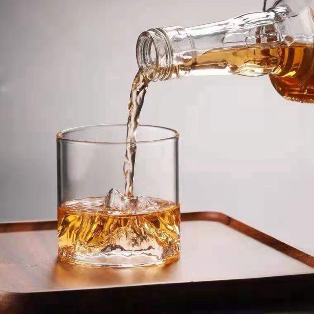 Wine Vodka Beer - Ручной работы стильный стакан для водки,