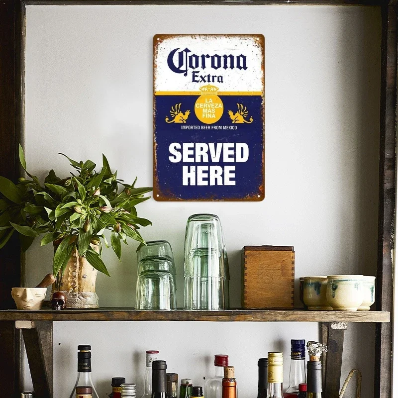 Металлический постер в стиле р – обзор и цена Wine Beer Brand