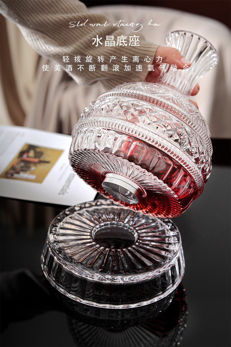 Вращающийся графин для вина DE – обзор и цена Wine In Beer Glass