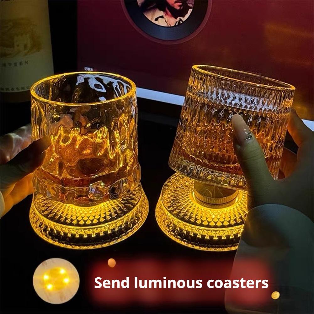 Вращающийся стакан для виски,  – обзор и цена Wine In Beer Glass