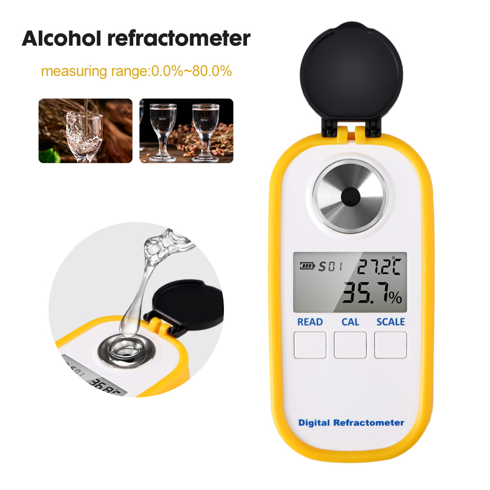 Цифровой рефрактометр алкоголя – обзор и цена Wine To Beer Alcohol