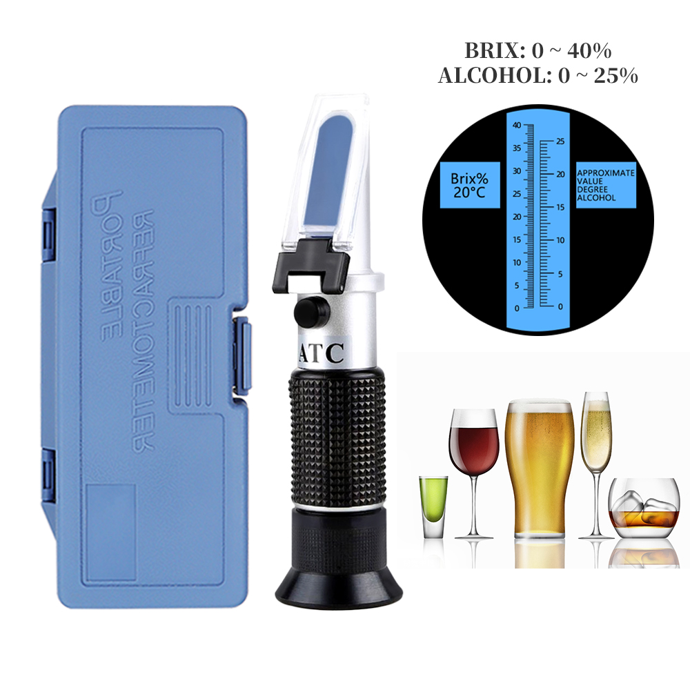 Ручной рефрактометр для алкого – обзор и цена Wine To Beer Alcohol