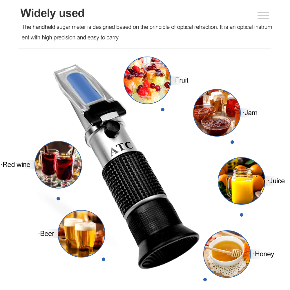 Ручной рефрактометр для алкого – обзор и цена Wine To Beer Alcohol