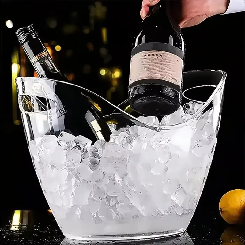 Ведро для льда 4 л, прозрачное – обзор и цена Wine Beer Champagne