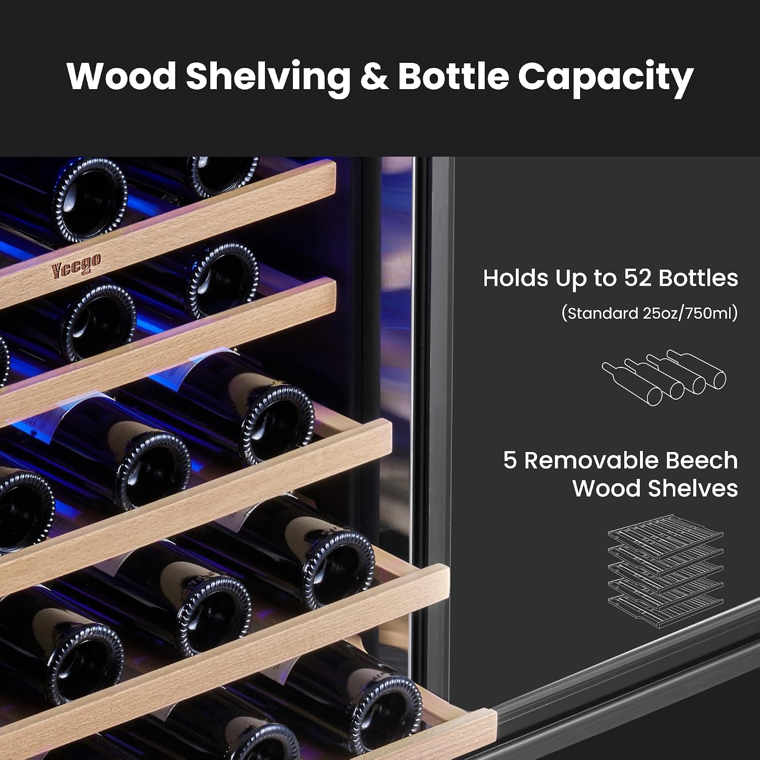 Винный холодильник Yeego - 24  – обзор и цена Wine Beer Fridge Under Counter