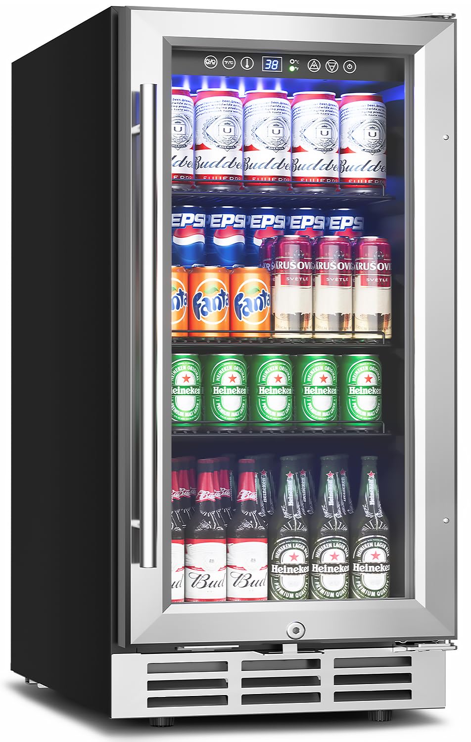 15-дюймовый встраиваемый холод – обзор и цена Wine Beer Fridge Under Counter